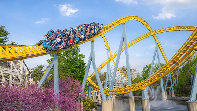skyrush over water