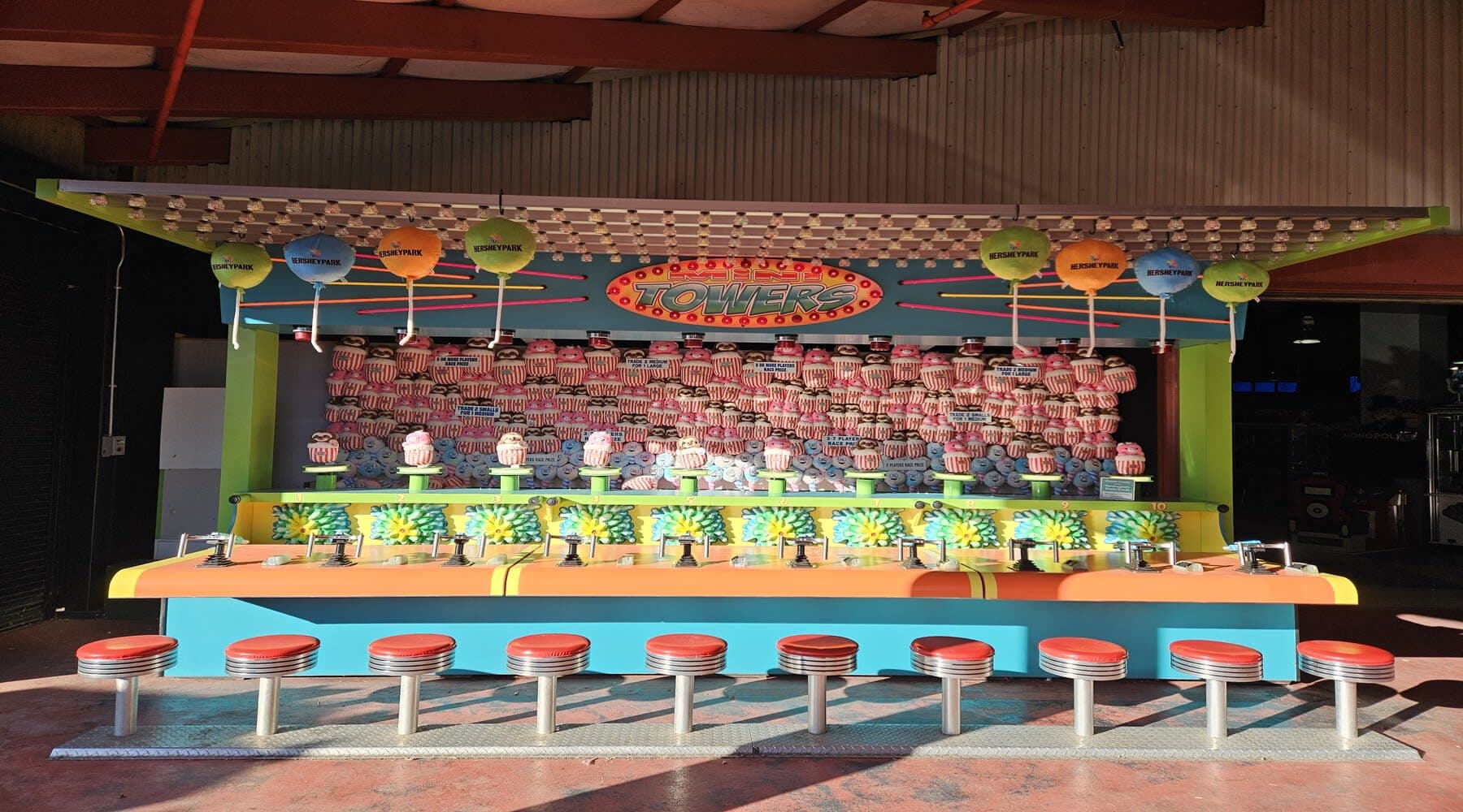 Mini towers game at Hersheypark