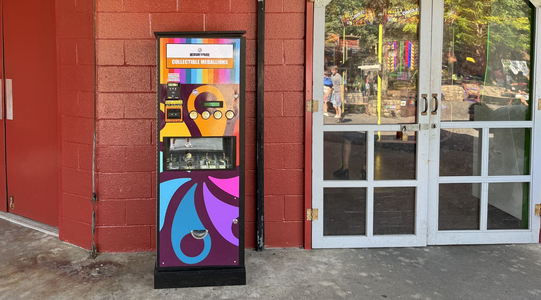 Coin collectable machine outside of Play Dome