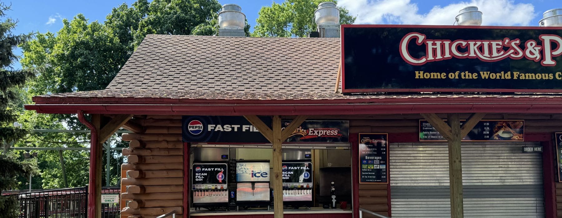 Three Soda Machines Lined up at Pepsi Fast Fill at Chickie's & Pete's