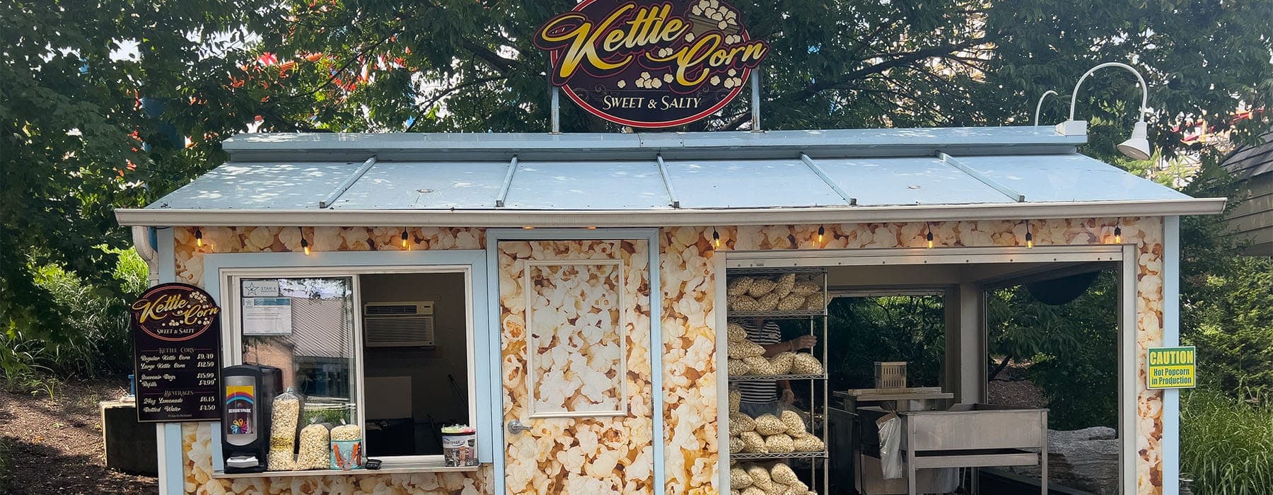 Kettle Popcorn on the boardwalk