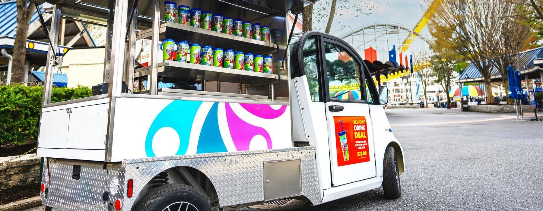 All-Day Drink Deal Souvenir Cup Cart