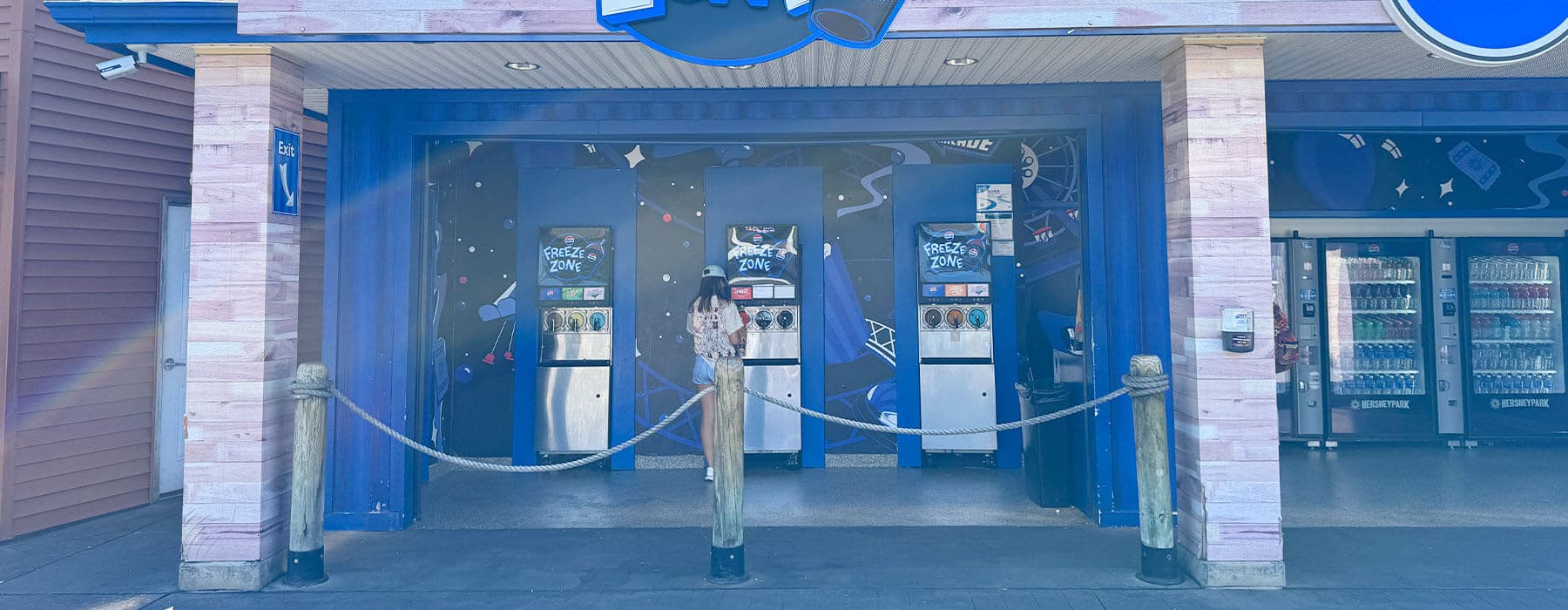 Pierside Pepsi Freeze Zone at Hersheypark