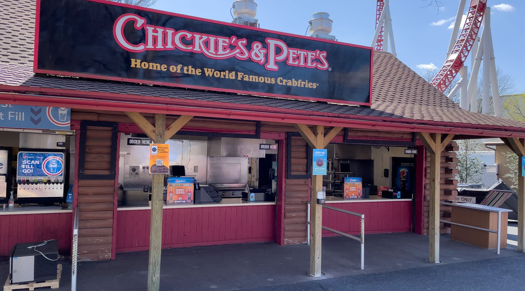 Serving signature Crabfries, and boneless chicken wings