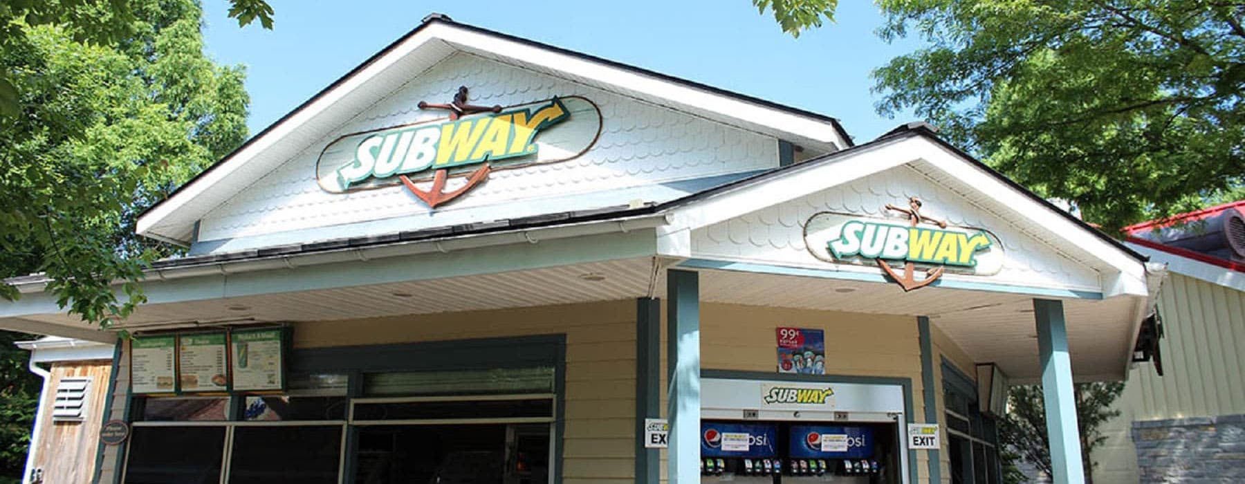 Subway location in The Boardwalk
