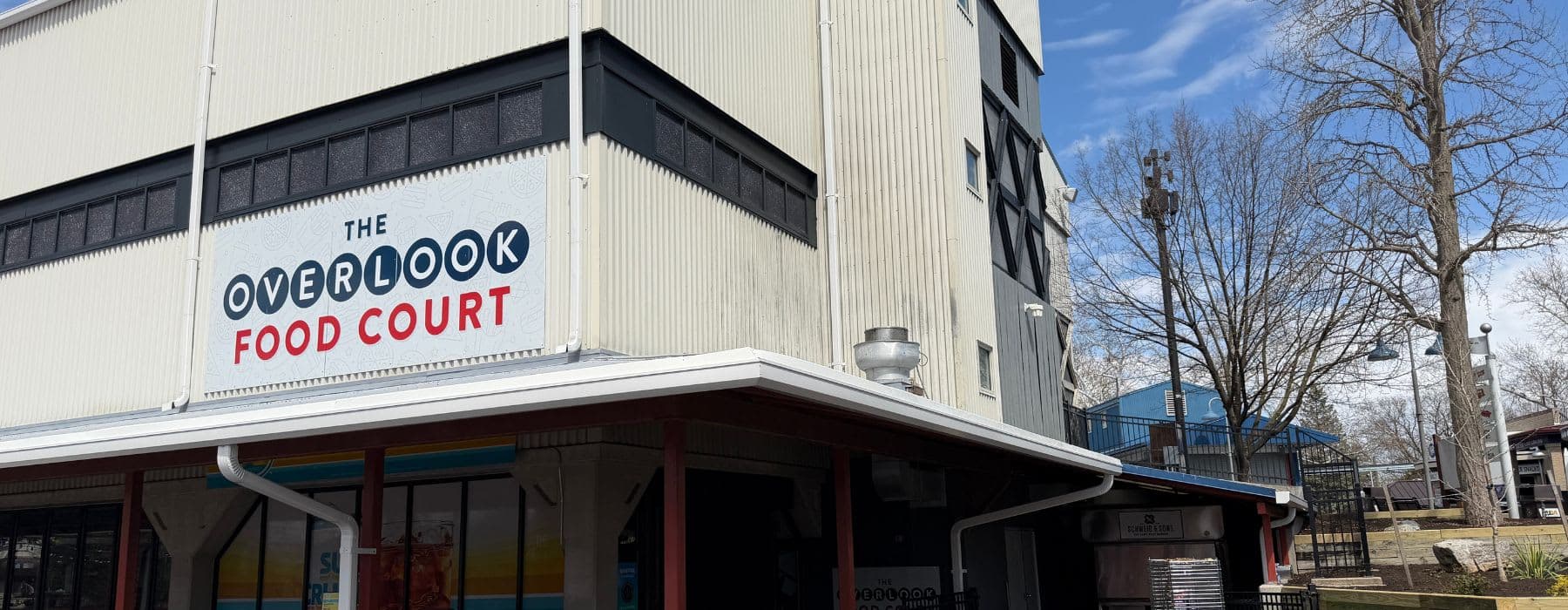 Exterior View of the Overlook Food Courts