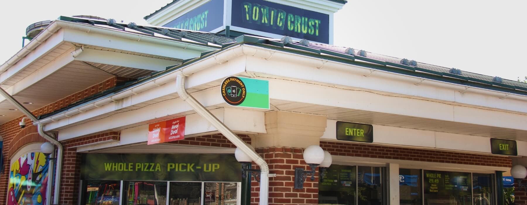 Toxic Crust Pizza at Hersheypark