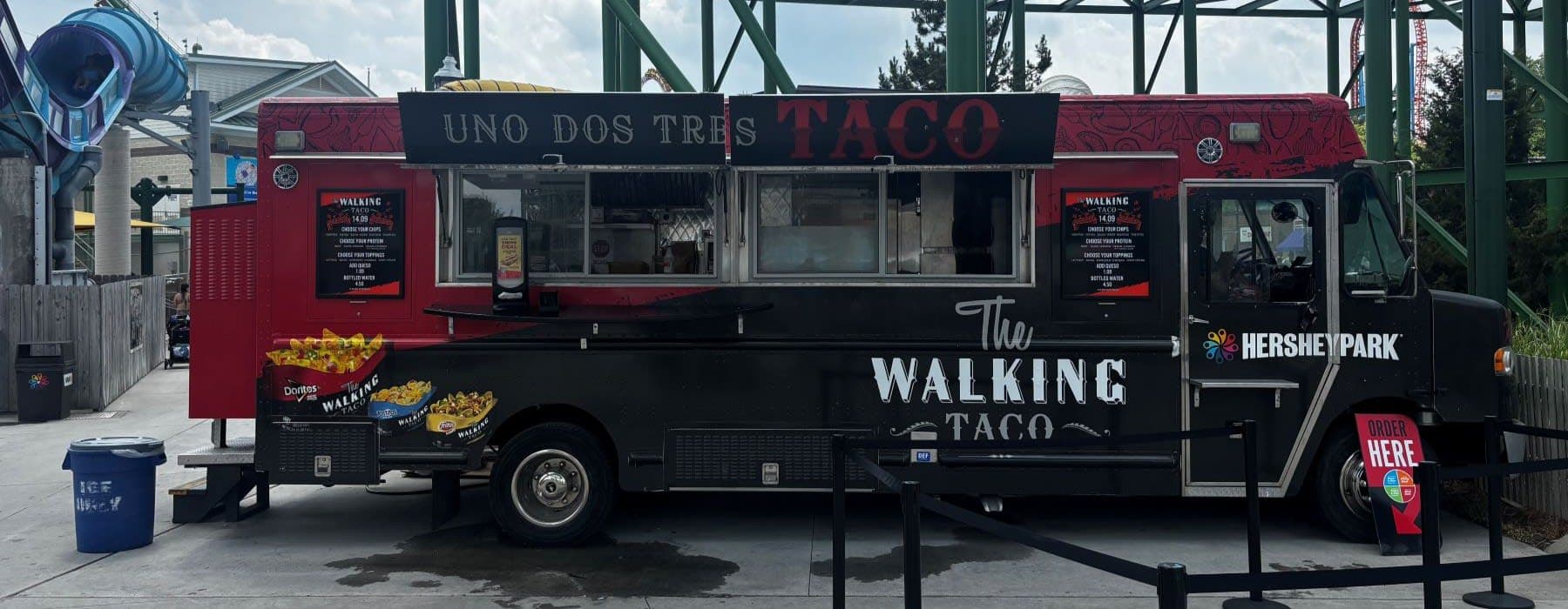 Walking Taco food truck at Hersheypark