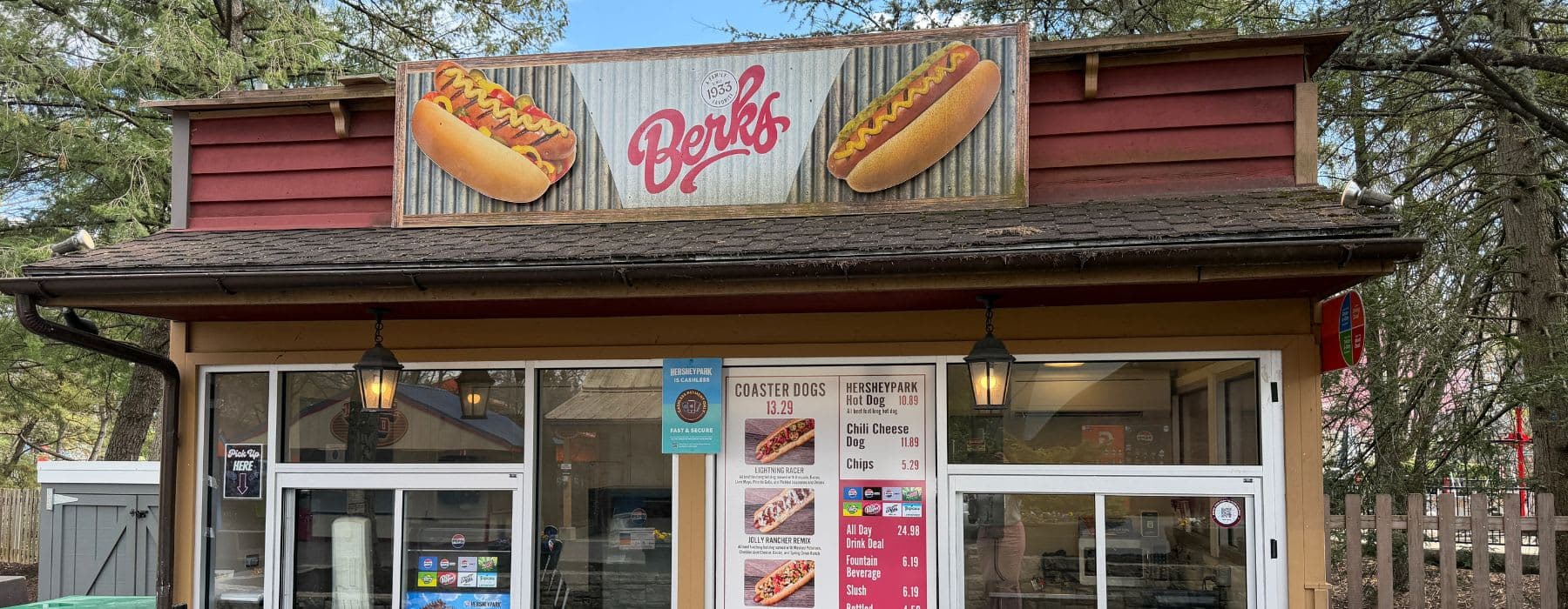 Berks Hot Dog Stand at Hersheypark