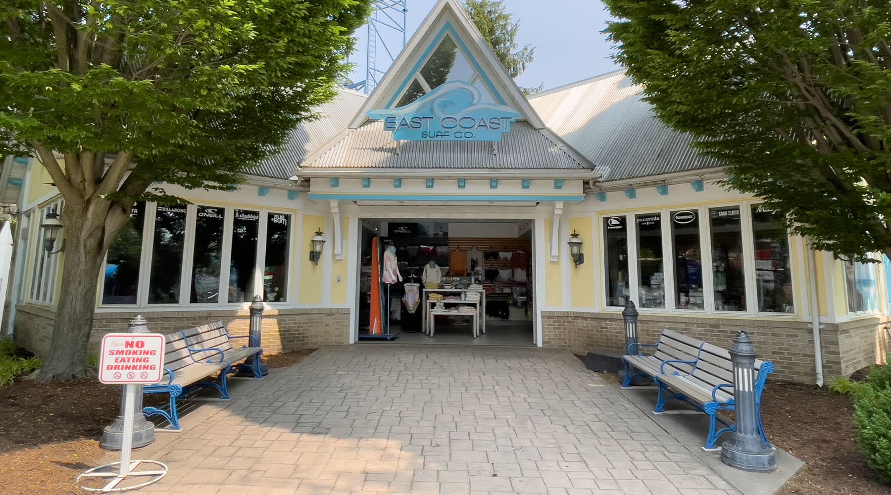 East Coast Surf Co. shop at Hersheypark