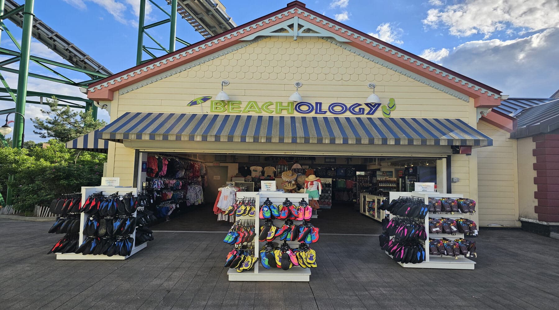 Beachology swimwear shop inside Hersheypark