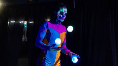Performer at the Avenue of Afterlife