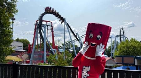 Twizzler Character at Hersheypark