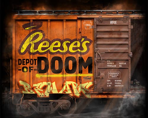 depot of doom train car hersheypark dark nights