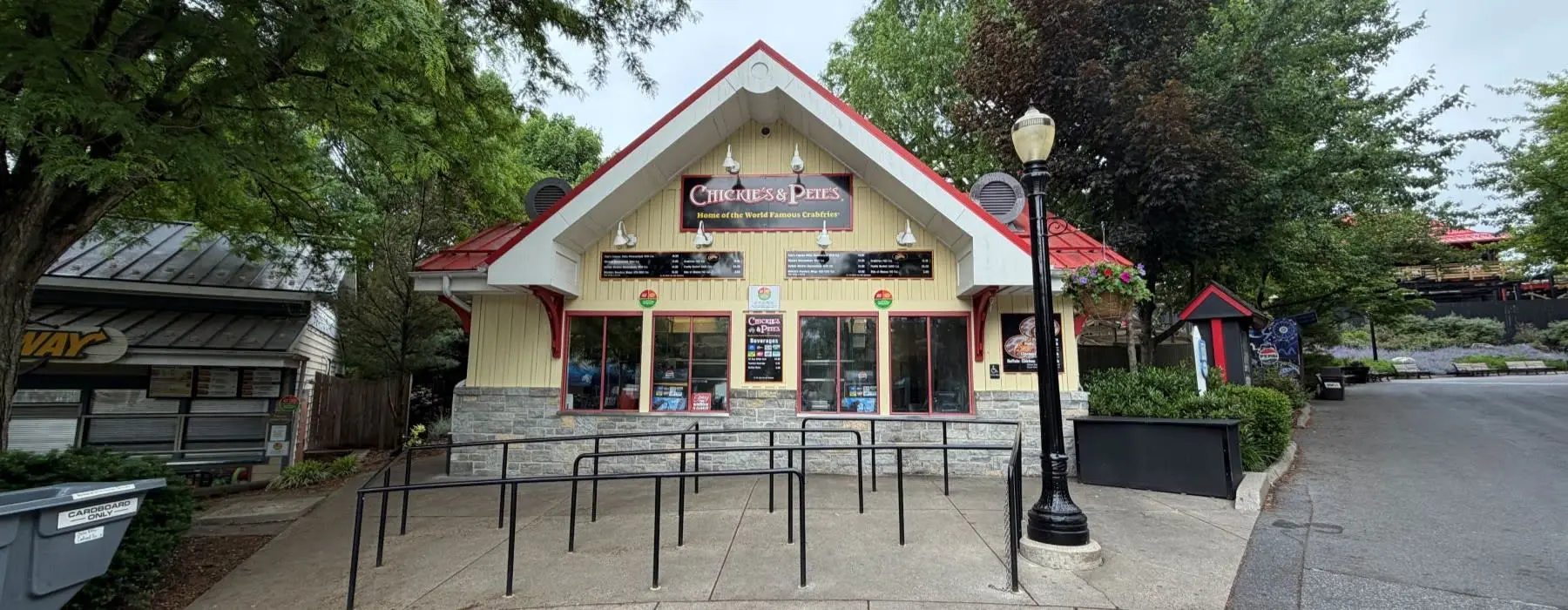 Signature Crabfries, specialty burgers, and chicken cutlets
