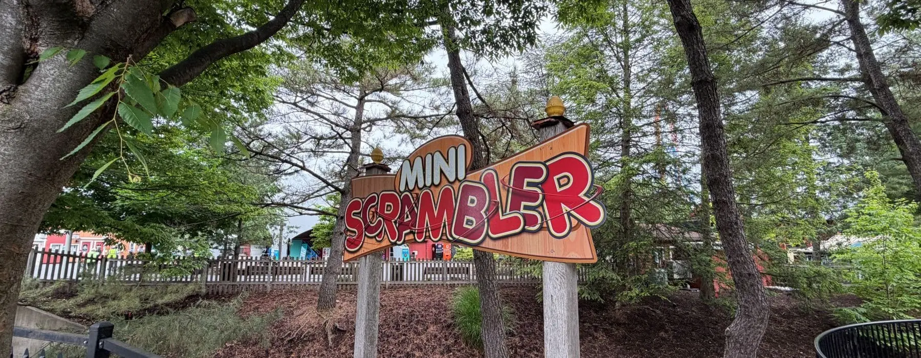 the mini scrambler ride at Hersheypark