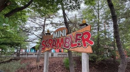 the mini scrambler ride at Hersheypark