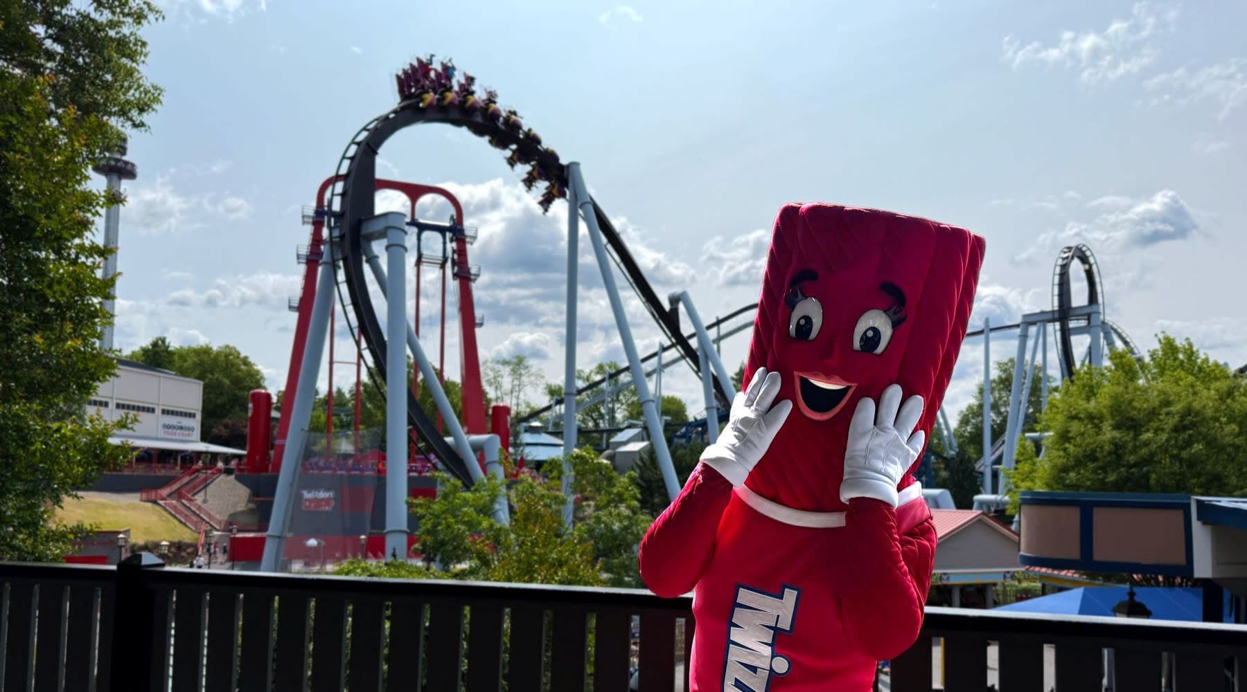 Twizzler Character at Hersheypark