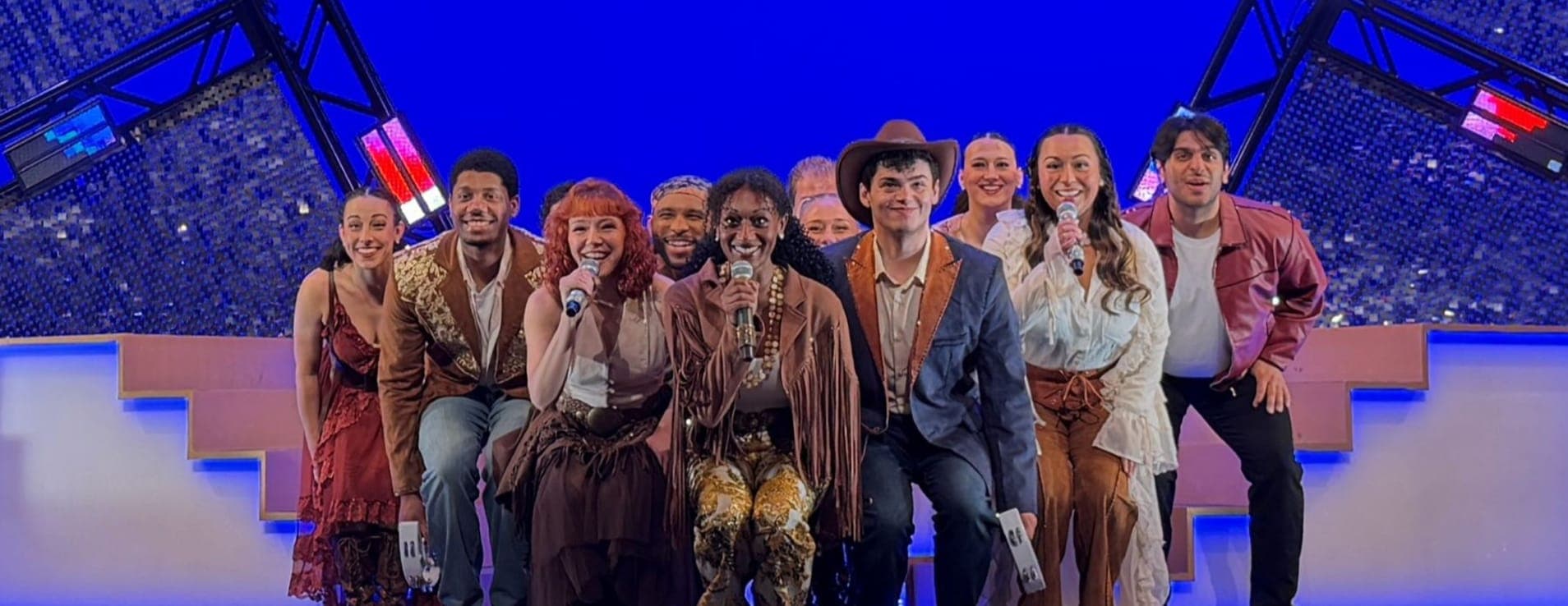 All america theatre show cast on stage