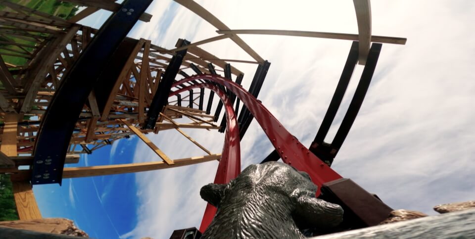 Wildcat's Revenge roller coaster at Hersheypark