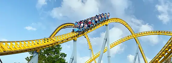 Skyrush Roller Coaster